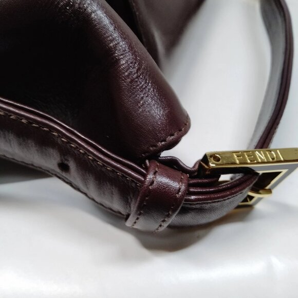 Fendi Brown Leather Hand Bag mon585-103125 - Picture 9 of 16